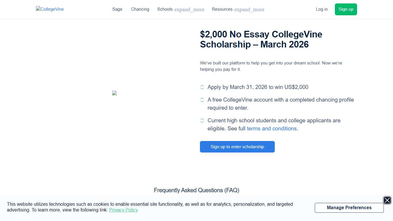 CollegeVine Scholarships CollegeVine